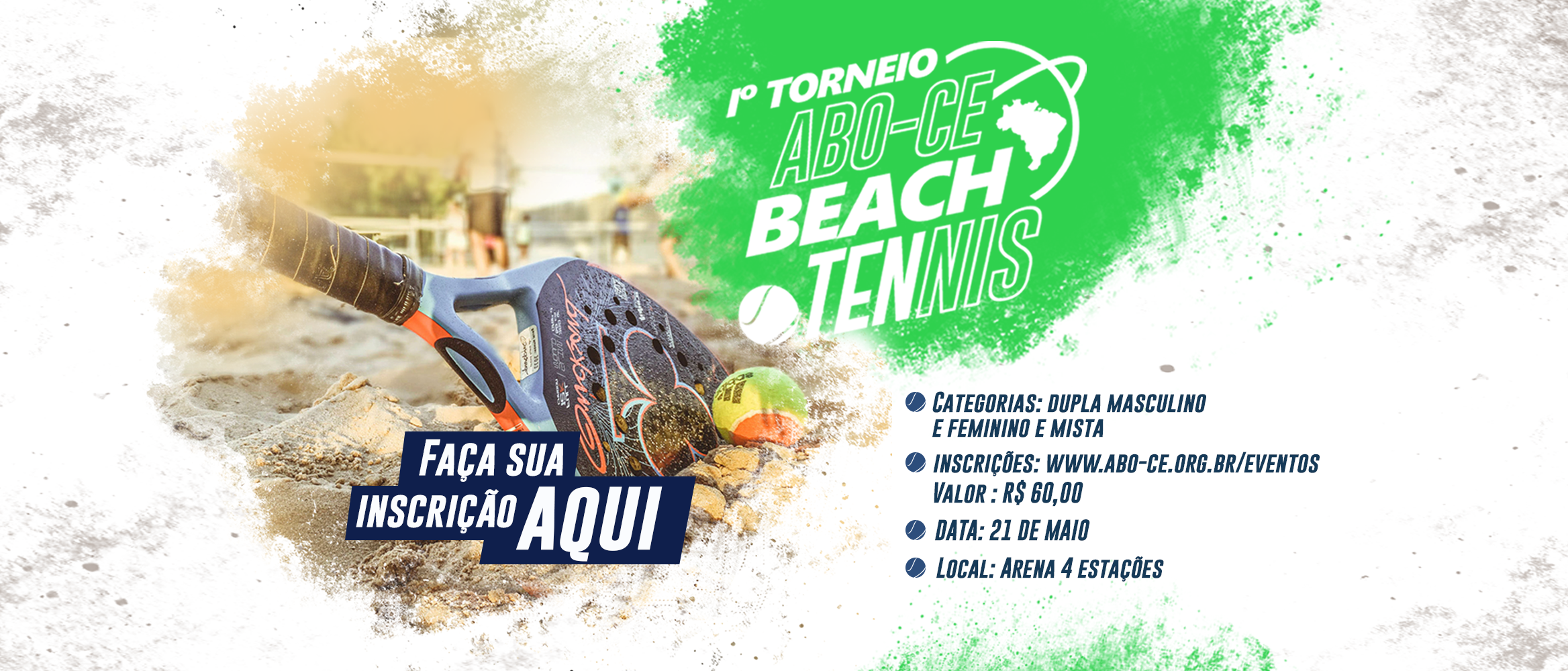 Inscreva-se no 1º Torneio de Beach Tennis do CBR - CBR